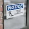 Signmission Do Not Move Barricades Sign With Symbol, 7 in W x Rectangle, Vinyl Decal OS-2PACK-NS-D-57-L-11309 - alternate 3